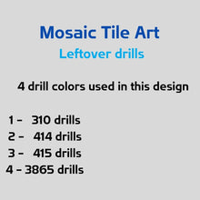 Load image into Gallery viewer, Mosaic Tile Art - Leftover drills count
