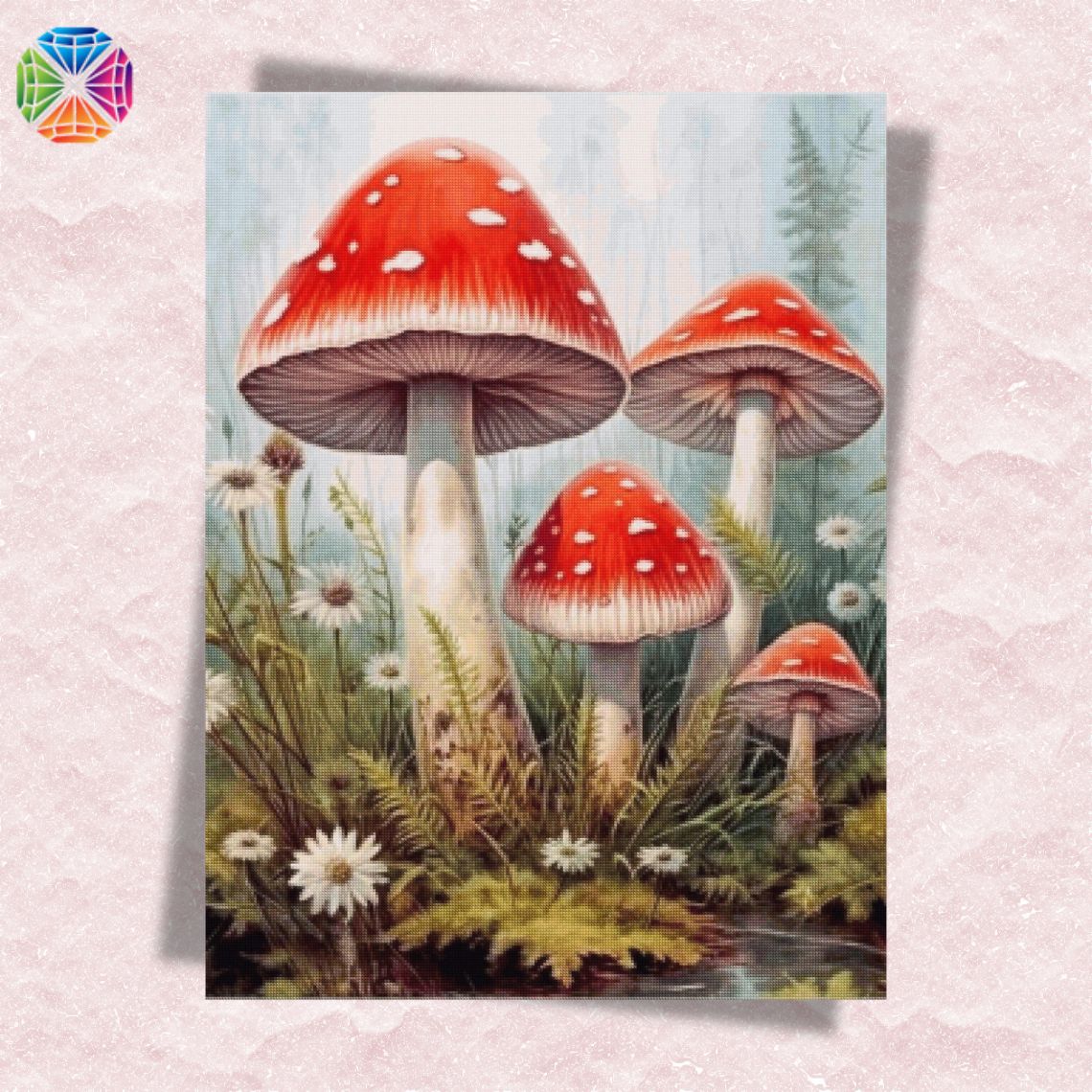 Mushrooms Diamond Art Kit – Diamond Art World Kits