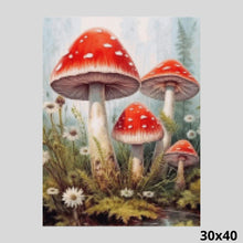 Load image into Gallery viewer, Mushrooms 30x40 - Diamond Art World

