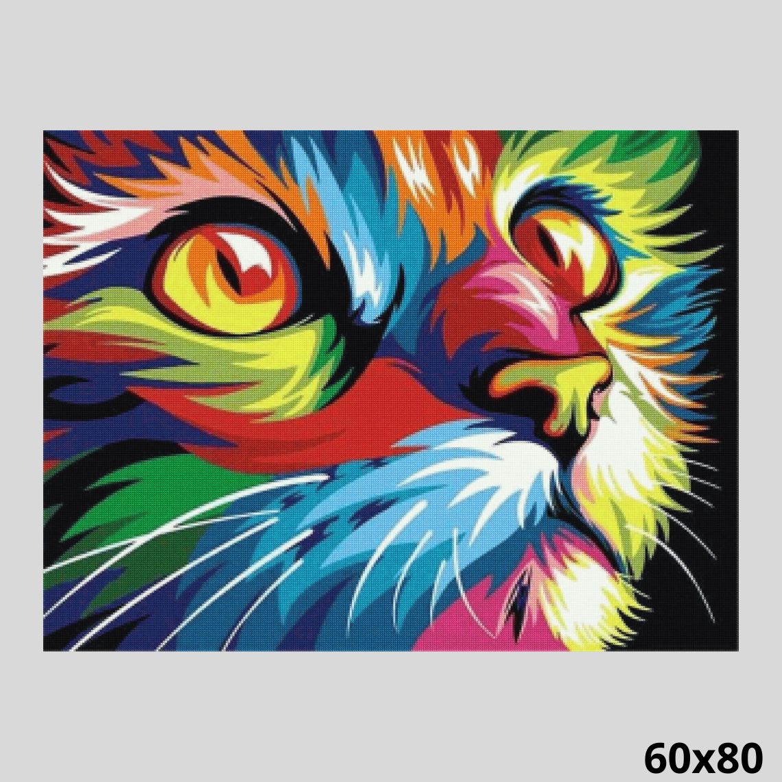 Neon Cat 60x80 - Diamond Painting
