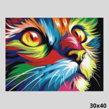 Load image into Gallery viewer, Neon Cat 30x40 - Diamond Painting
