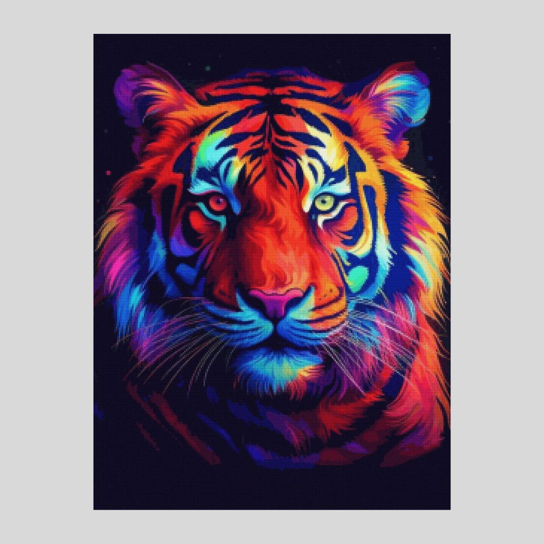 Neon Tiger - Diamond Painting