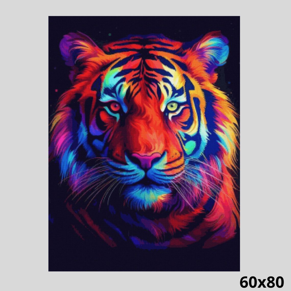 Neon Tiger 60x80 - Diamond Painting