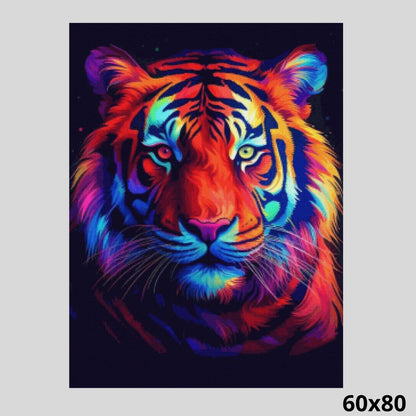 Neon Tiger 60x80 - Diamond Painting