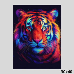 Neon Tiger 30x40 - Diamond Painting