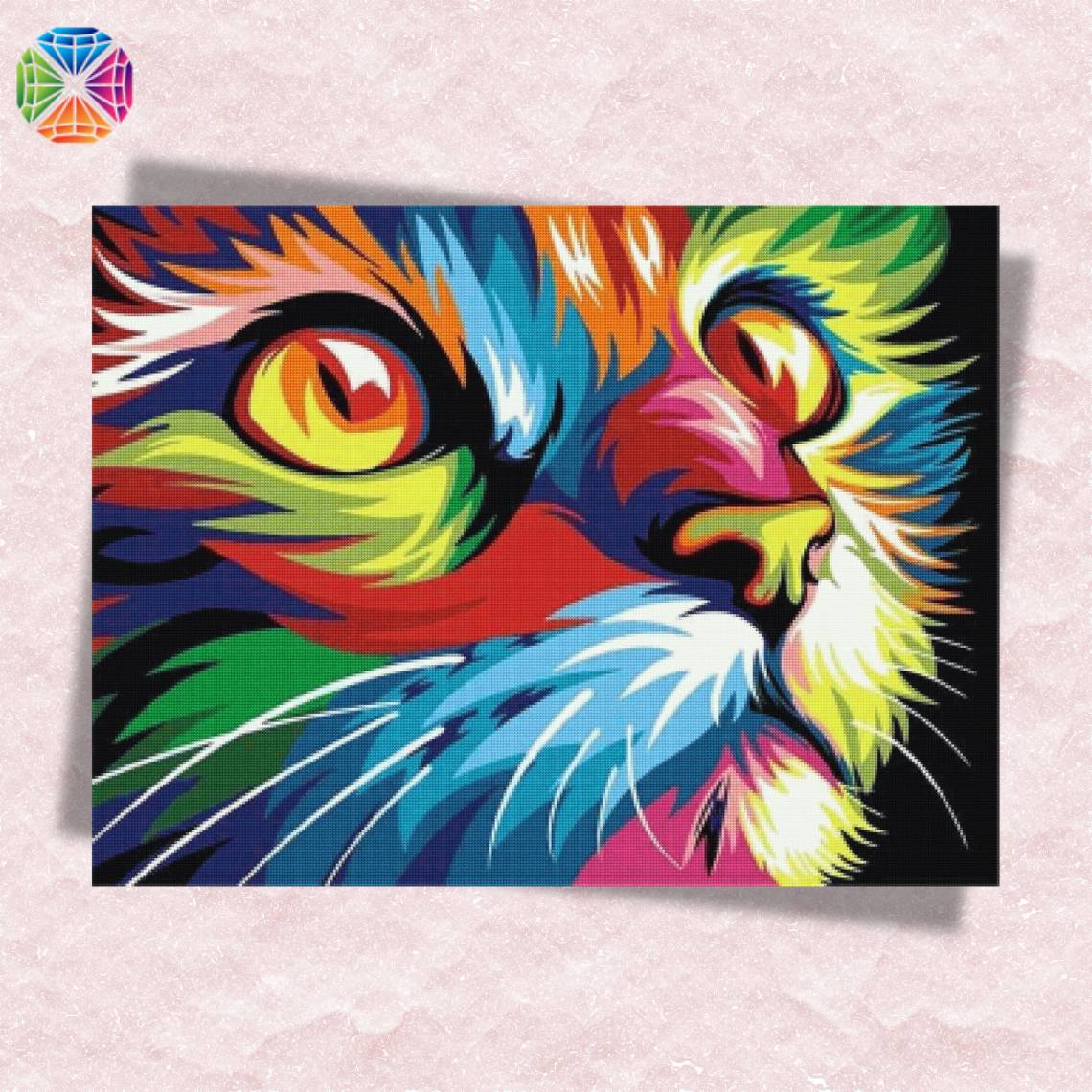 Neon Cat - Diamond Painting