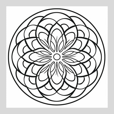 Orbital Mandala - Leftover drills