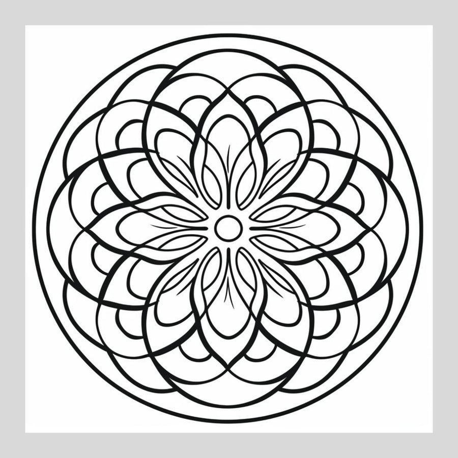 Orbital Mandala for Leftover Drills - Canvas Only – Diamond Painting