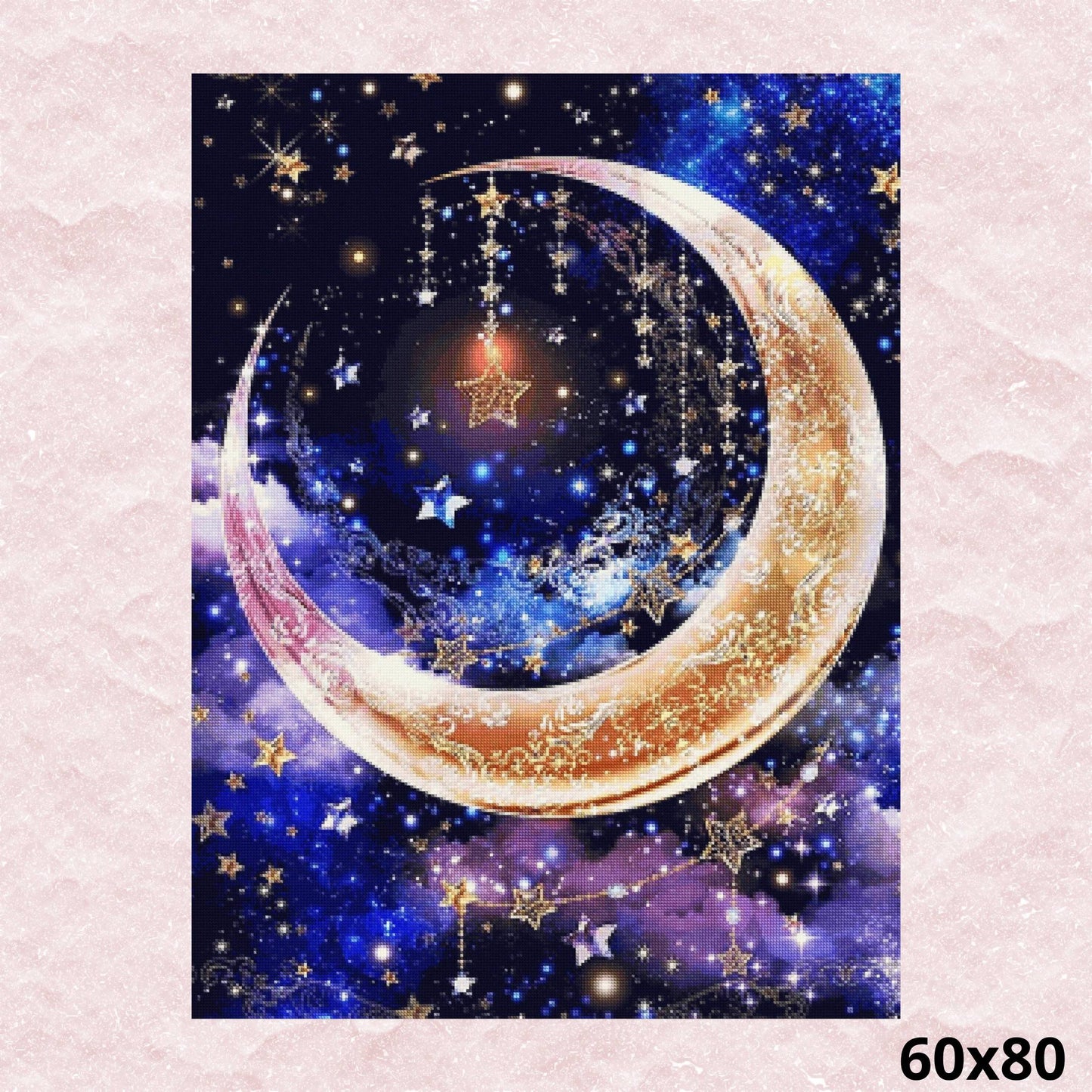 Ornamental Moon 60x80 - Diamond Painting