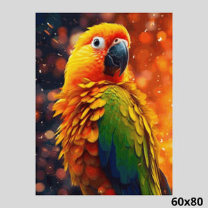 Parrot Color Splash 60x80 -  Diamond Art World