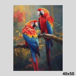 Parrots 40x50 Diamond Painting