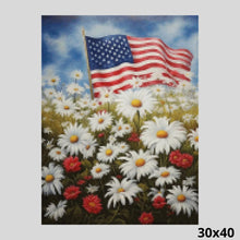 Load image into Gallery viewer, Patriotic Countryside 30x40 - Diamond Painting
