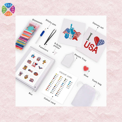 Patriotic - Mini Diamond Painting Package