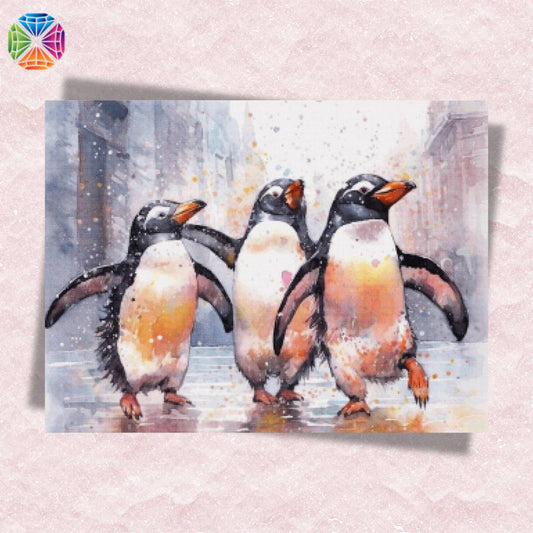 Penguins Meeting - Diamond Painting