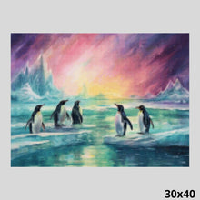 Load image into Gallery viewer, Penguins Meeting 30x40 - Diamond Art World
