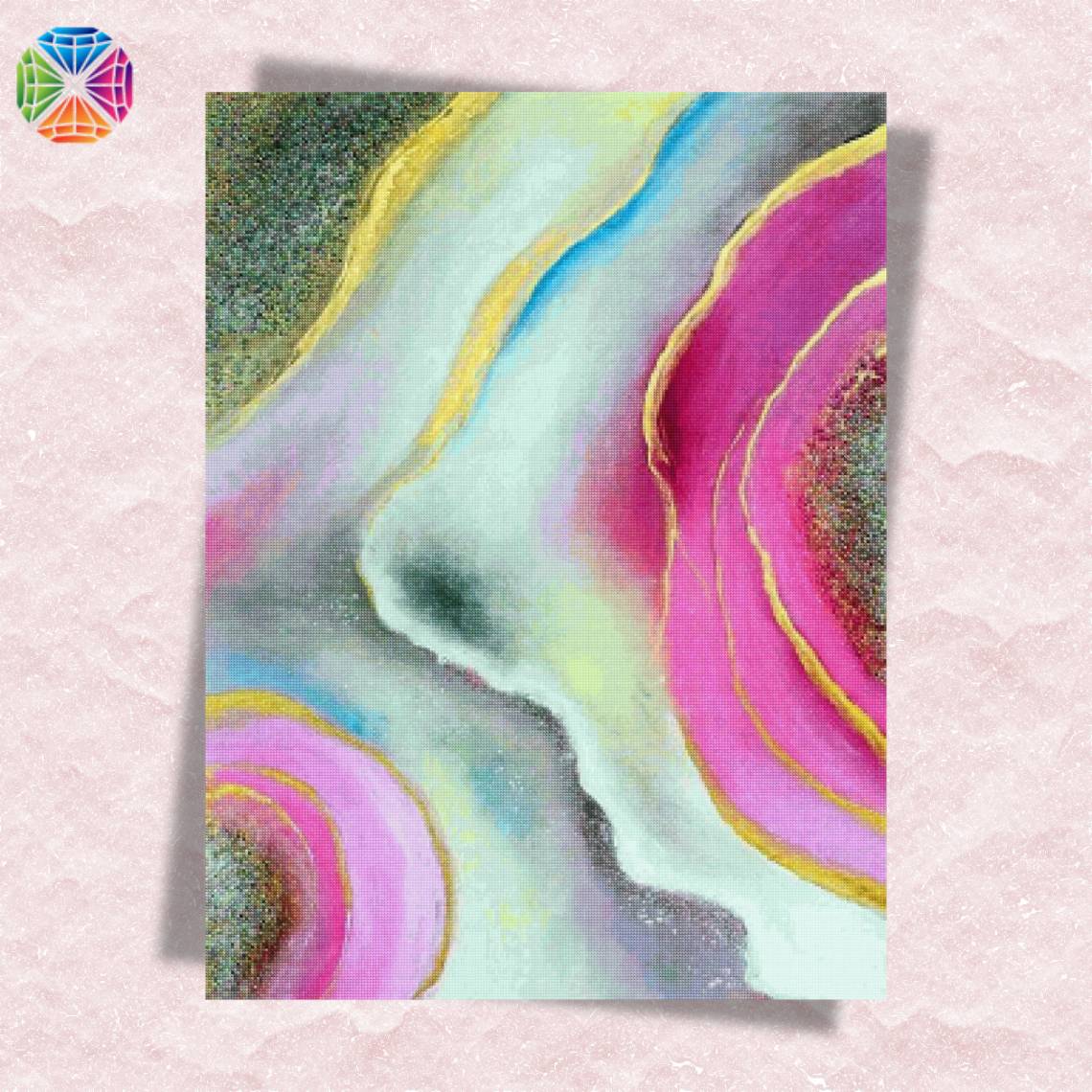 Pink Gold Marble - Diamond Painting