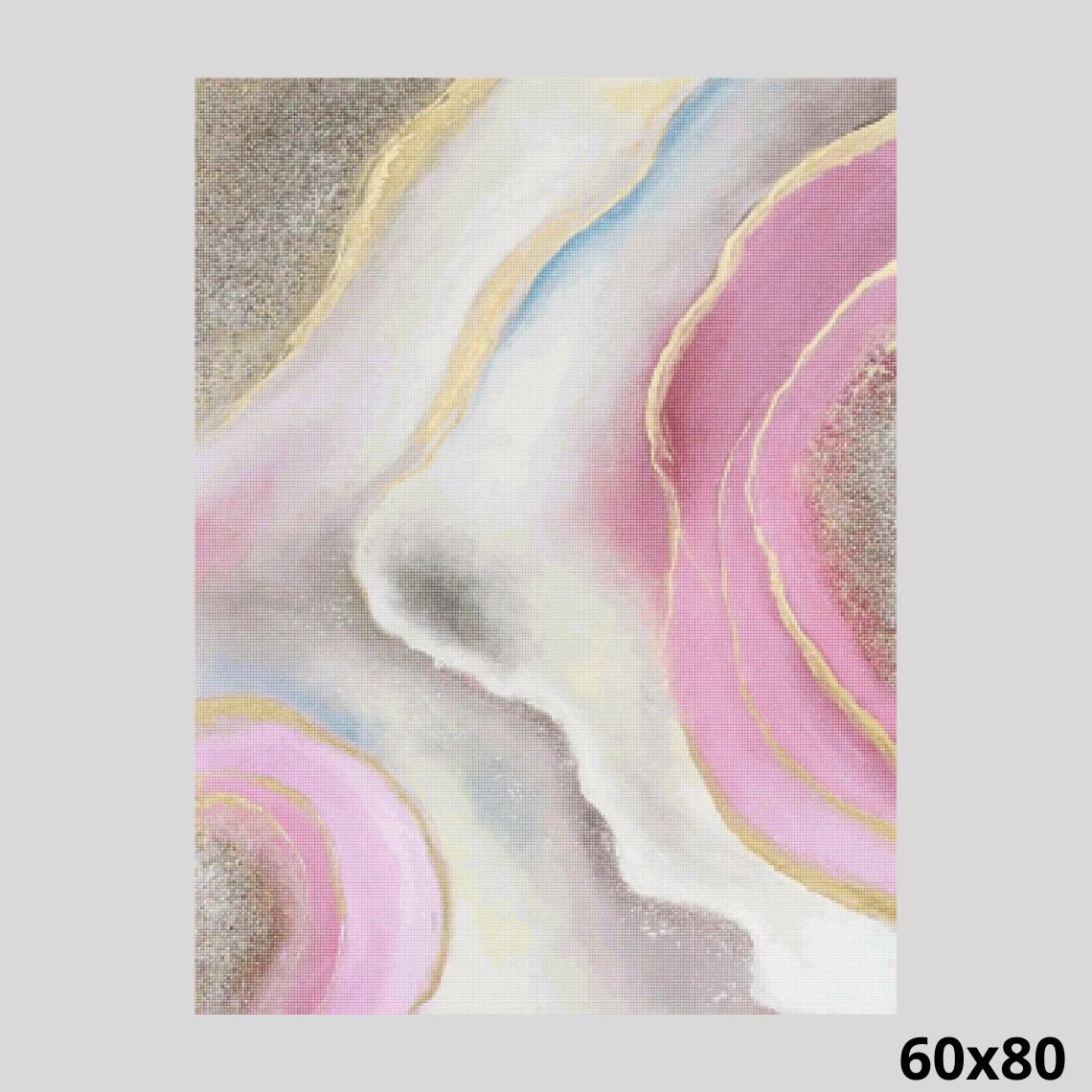 Pink Gold Marble 60x80 - Diamond Painting