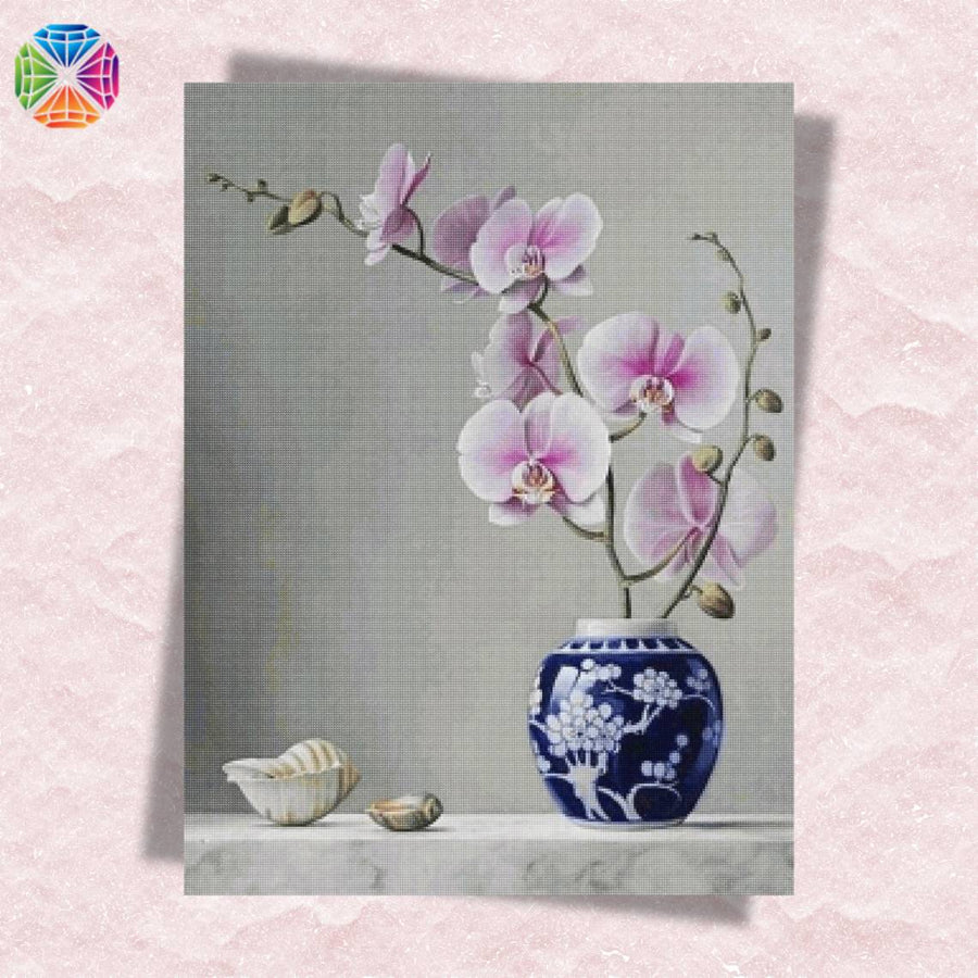 Pink Orchid – Diamond Painting