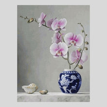 Load image into Gallery viewer, Pink Orchid - Diamond Painting
