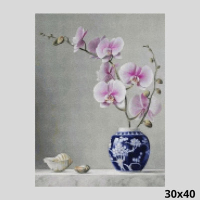 Pink Orchid 30x40 - Diamond Painting