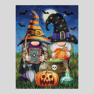 Poisonous Halloween Gnomes - Diamond Painting