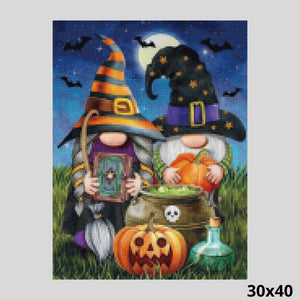 Poisonous Halloween Gnomes 30x40 - Diamond Painting