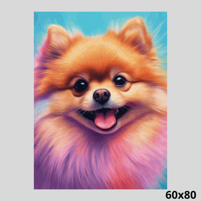 Pomeranian Puppy 60x80 Diamond Painting