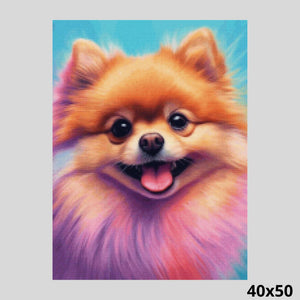 Pomeranian Puppy 40x50 Diamond Painting