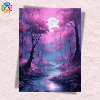 Purple Alley - Diamond Painting