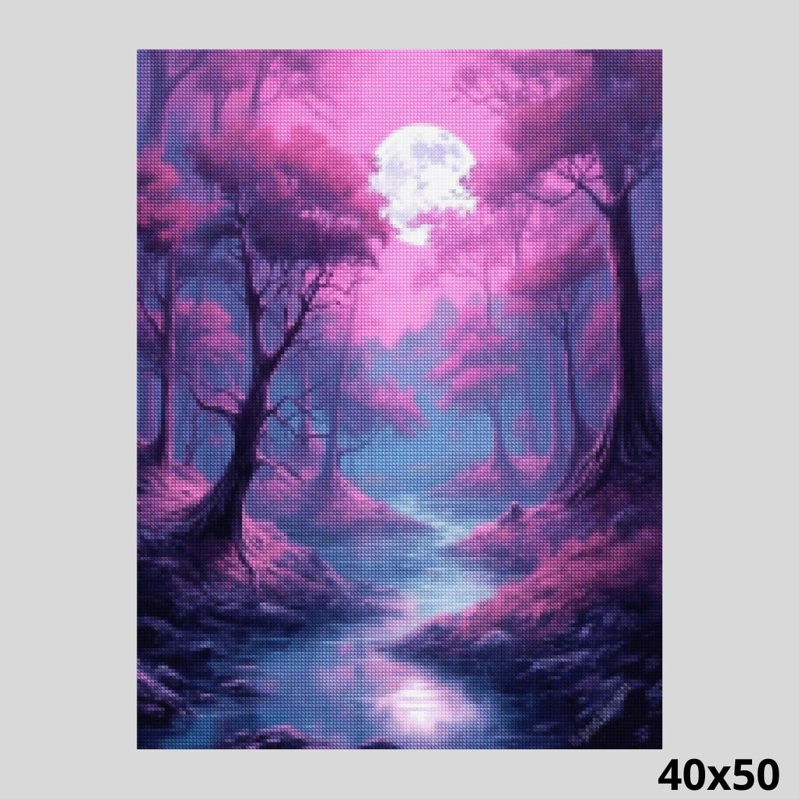 Purple Alley 40x50 - Diamond Painting