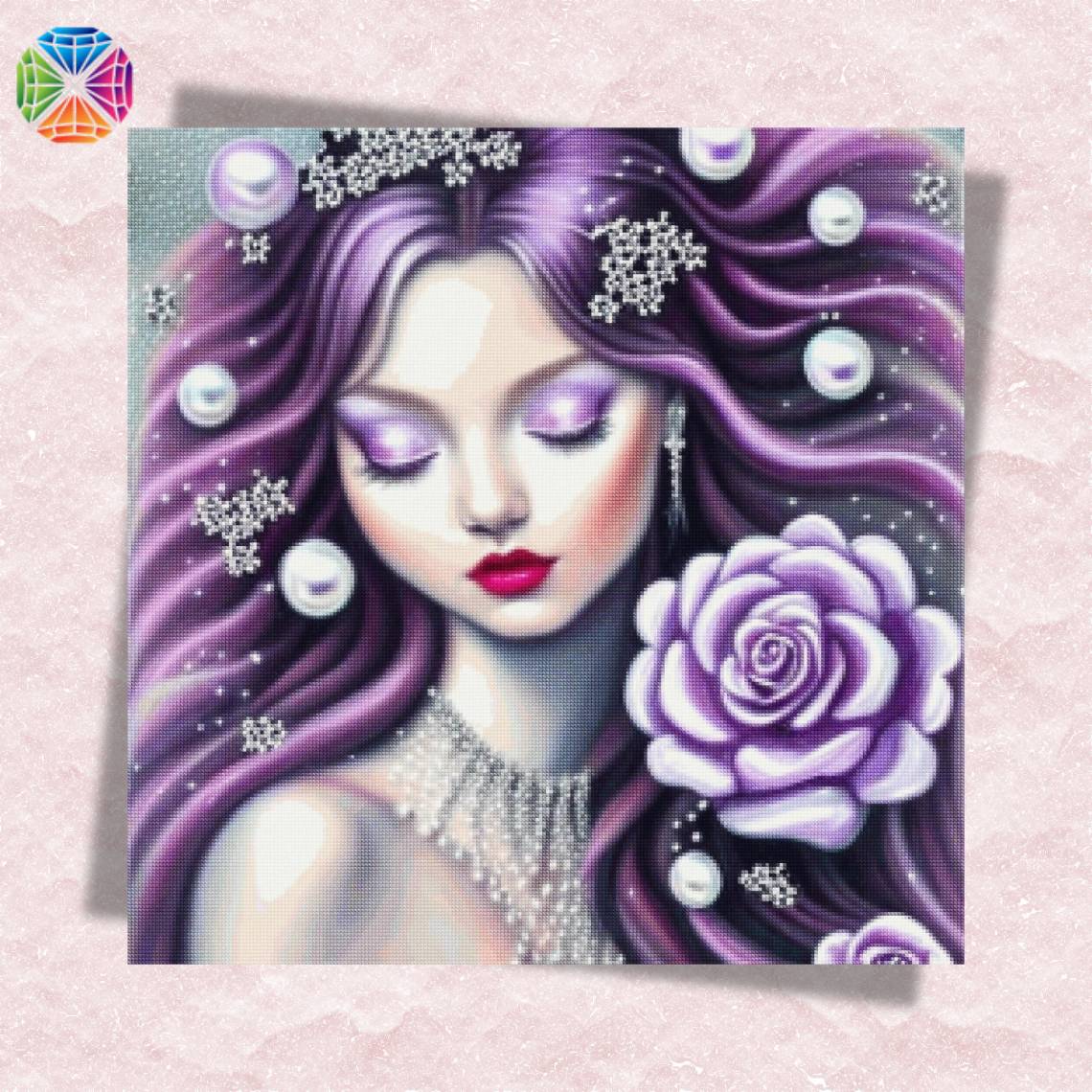 Purple Beauty - Diamond Painting