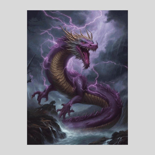 Purple Dragon - Diamond Painting