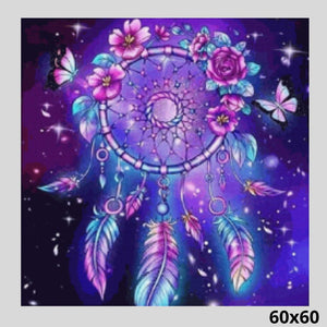 Purple Dreamcatcher 60x60 - Diamond Painting