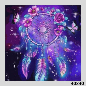 Purple Dreamcatcher 40x40 - Diamond Painting