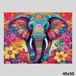 Purple Elephant 40x50 - Diamond Painting
