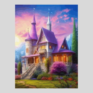 Purple Home Romance - Diamond Art World