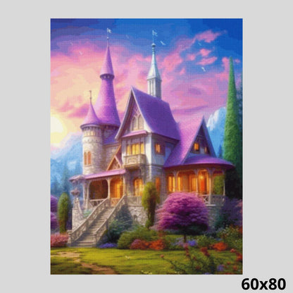 Purple Home Romance 60x80 - Diamond Art World