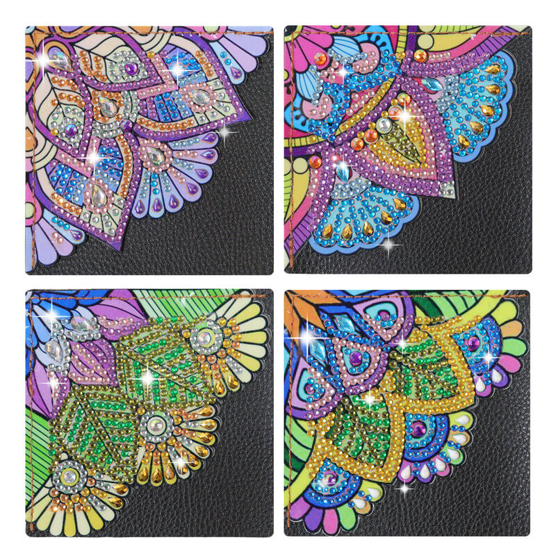 Royal Gems - Set of 4 Diamond Painting Bookmarks