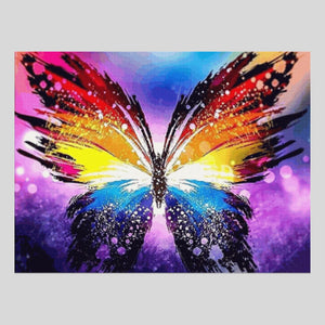 Rainbow Butterfly - Diamond Art World