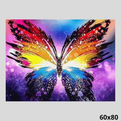 Rainbow Butterfly 60x80 - Diamond Art World