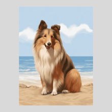 Load image into Gallery viewer, Rough Collie Diamond Art World
