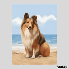 Load image into Gallery viewer, Rough Collie 30x40 Diamond Art World
