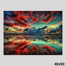 Load image into Gallery viewer, Red Clouds 40x50 - Diamond Art World
