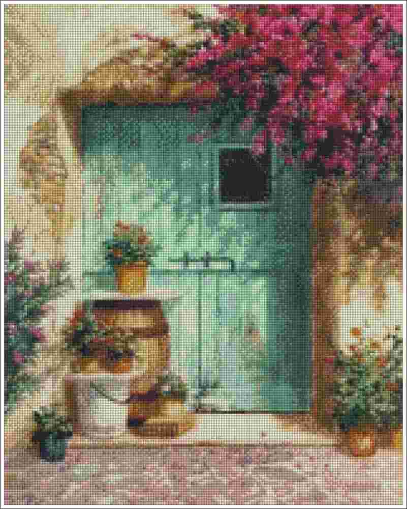 Romantic Door - Diamond Art