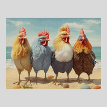 Load image into Gallery viewer, Roosters on Vacation - Diamond Painting
