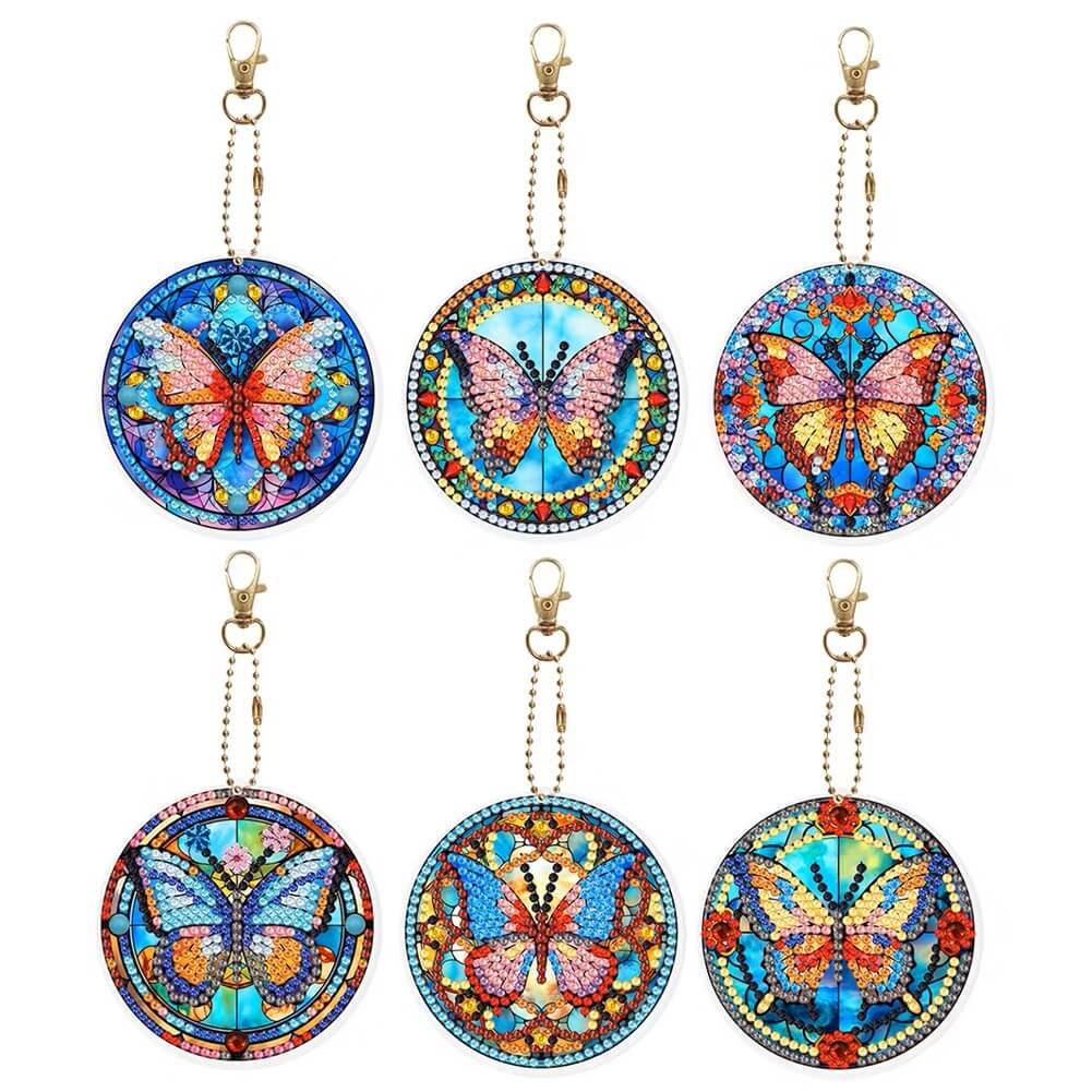 Animal  Diamond Art Keychains