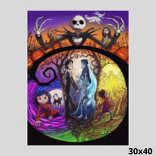 Load image into Gallery viewer, Scarry Halloween Wedding 30x40 - Diamond Painting
