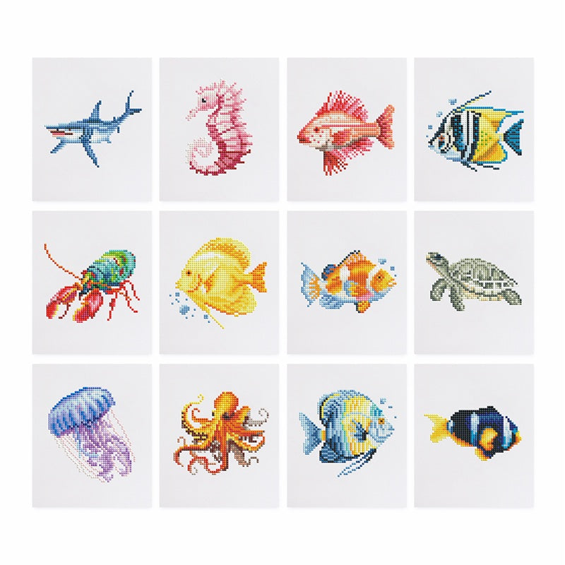 Sea Life Mini Diamond Painting - 12 pcs – Diamond Painting