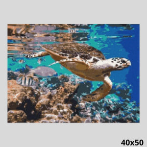 Sea Turtle 40x50 - Diamond Art World
