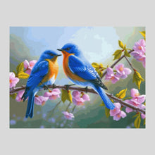 Load image into Gallery viewer, Singing Birds Diamond Painting
